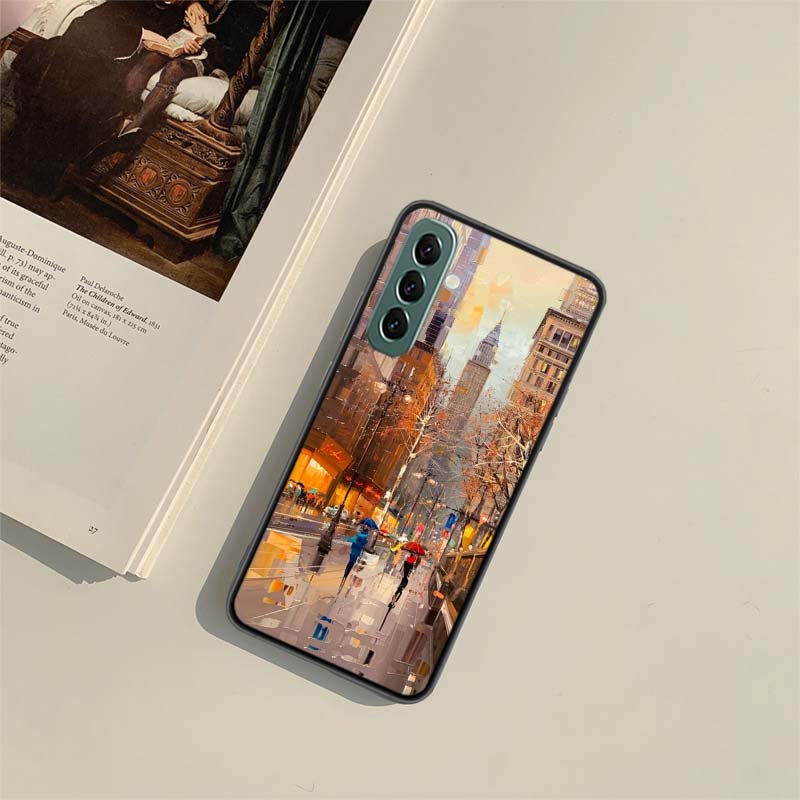 Künstler London Gemälde Ölgemälde Handyhülle für Samsung A54 A14 A24 A34 A17 A37 A57 A55 A35 A25 A15 A07 A05S A04S A12 A22 A32