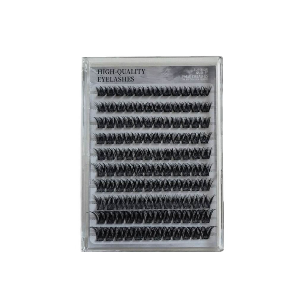 Thick Self-Adhesive False Eyelashes 3D Mink Eye Lashes New Eyelash Cluster  Eyelash Extension