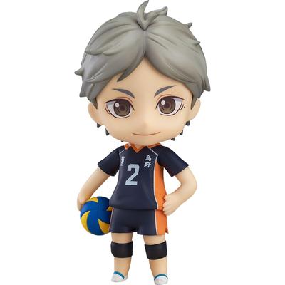 Nendoroid Haikyuu!! Sugawara Koushi, nicht maßstabsgetreue, bemalte Actionfigur aus Plastik, zweite Wiederveröffentlichung