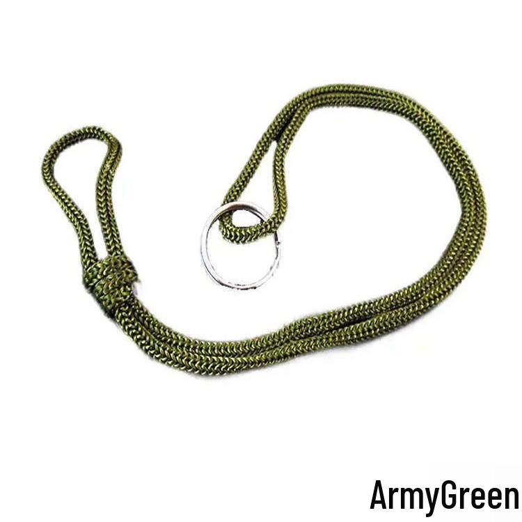 Slitstark Nyckelring i Vävda Nylon med Stålspänne