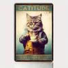 Retro Metal Tin Sign Poster for Wall Art