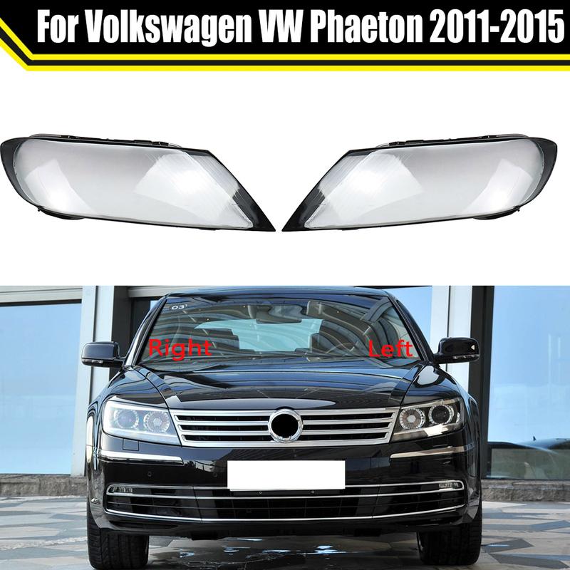 Car Headlamp Glass Lamp Transparent Lampshade Shell Headlight Cover For Volkswagen VW Phaeton 2011-2015 Auto Light Housing Case