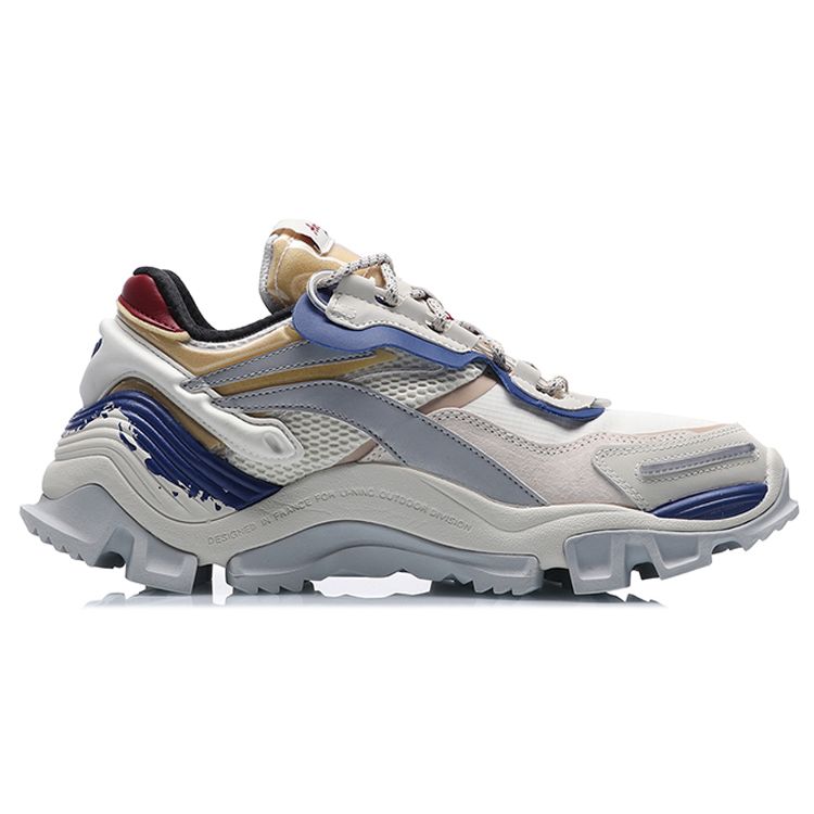 Li Ning Aurora Mountain Walking Low-Top Casual Shoes Men Sneakers AGCQ057-1