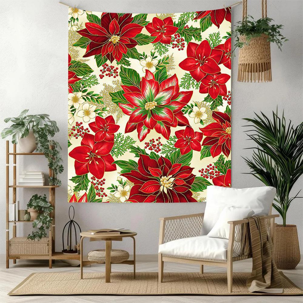 Christmas Wall Decor Tapestry Art For Pet Memorial Birthdaywedding Party Backdrop Family Gift