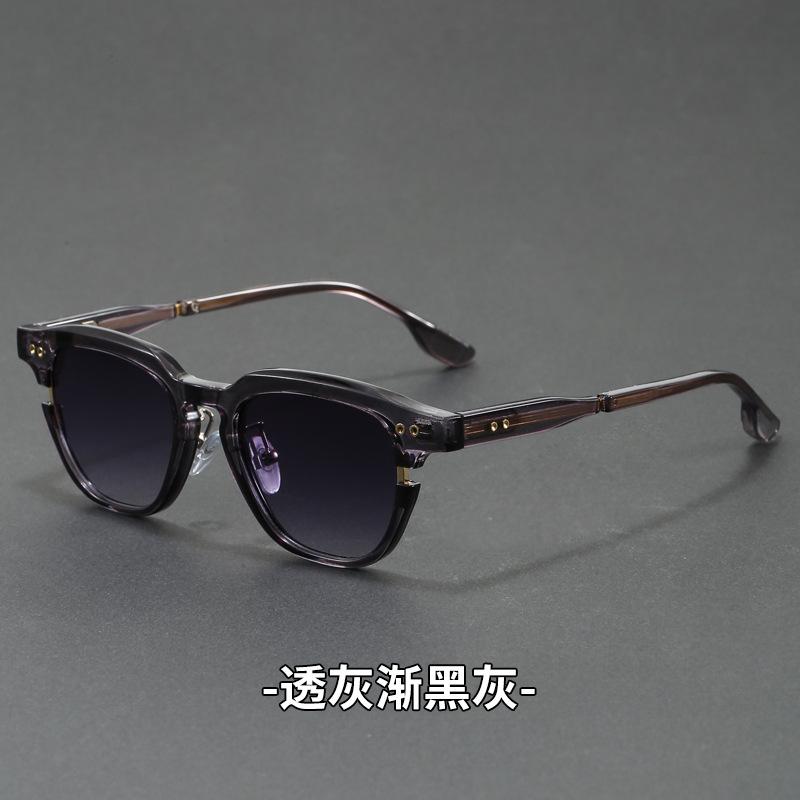 Retro TR90 Fashion Round Sunglasses Luxury Design Glasses Frame Men Fashion Shades Polygon Women High Quality Travel Eyewear