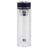 Mingzhi Double Wall Glass Tea Infuser Bottle