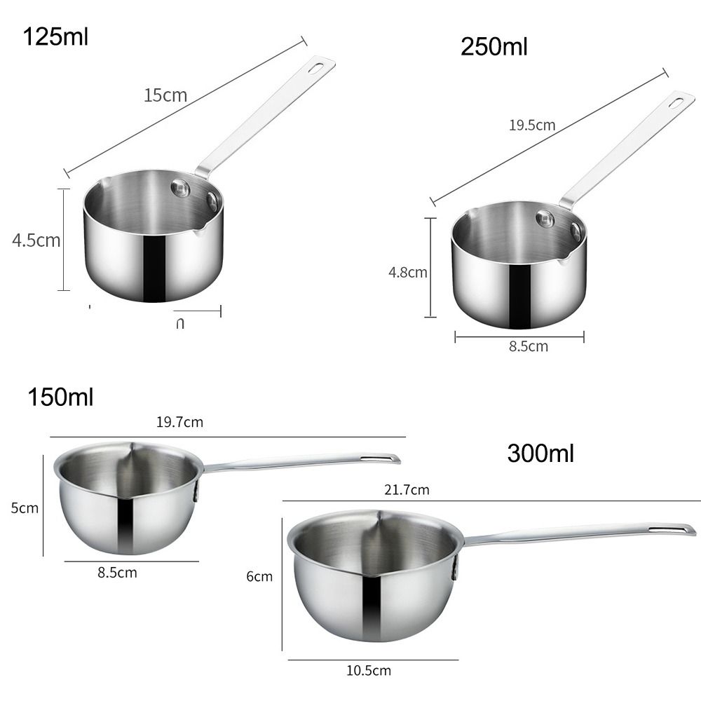 Нержавеющая сталь молочный горшок для жарки плавильный котел кухонный ...