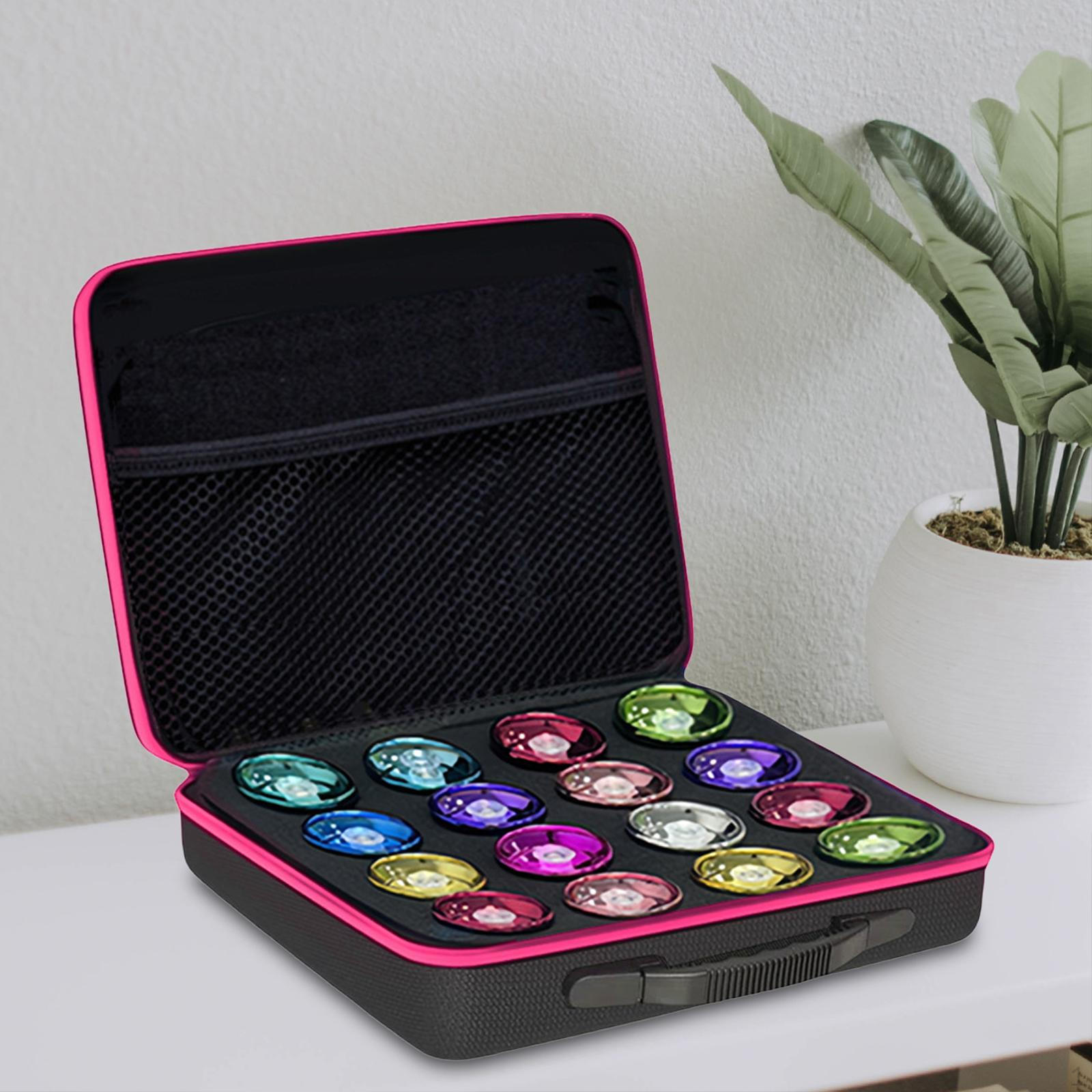 

Сумка для йо-йо на 16 отверстий для хранения с молнией, многофункциональный сетчатый карман, чехол для переноски для игры на открытом воздухе розы красного