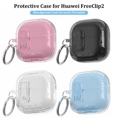 Anti Scratch Earphone Case with Phone Stand Earbuds Cover for Huawei  FreeClip2 Travel Use