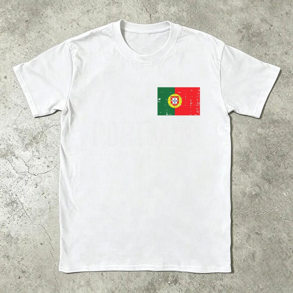 Portugal Portuguese T Shirt Summer  Popular T Shirts Male Cotton O Neck 4XL 5XL 6XL Tees Short Sleeves Streetwear Tops