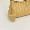 Woven Texture Shoulder Bag with Braided Handle Elegant Design for Daily and Casual Wear