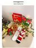 Gift Box: Autumn/Winter Ladies' Cartoon Christmas Socks - Santa Claus Coral Fleece Mid-Calf, Four-Pair Set