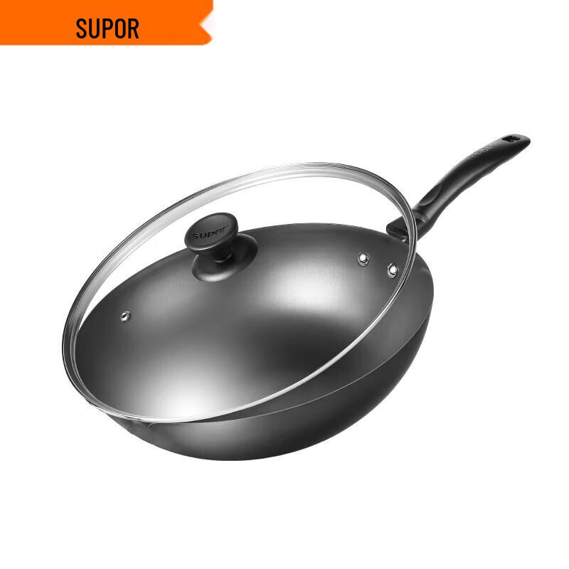 

SUPOR 30cm Non-Coated Cast Iron Wok