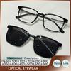 Fashion Prescription Glasses Men Flip-up Magnetic Clip-on Reading Glasses TR90 Polarised Myopia Sunglasses Optical Lenses UV400