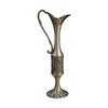 European Engraved Slim Neck Metal Vases Flower Arrangements Container Bud Vases For Home Table Centerpieces Decors
