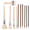 11 Pcs Watercolor Brushes Ceramic Painting Brush Artist Paint Brushes Practical Art Paintbrush Set Drawing Supplies