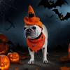 Halloween Pet Hat Set:3 Styles(purple ,black Pumpkin,orange Spider)with Matching Bandanas!Perfect For Small/medium Dogs.Easy To Wear For Spooky Photos