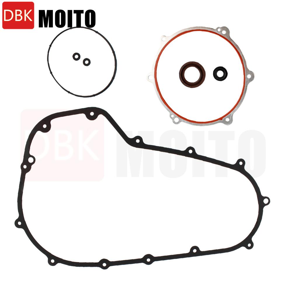 Clutch Primary Cover Gasket Kit for Harley Touring FLH/T Ultra Limited Street Glide Road King Glide Electra Glide 2007-2016