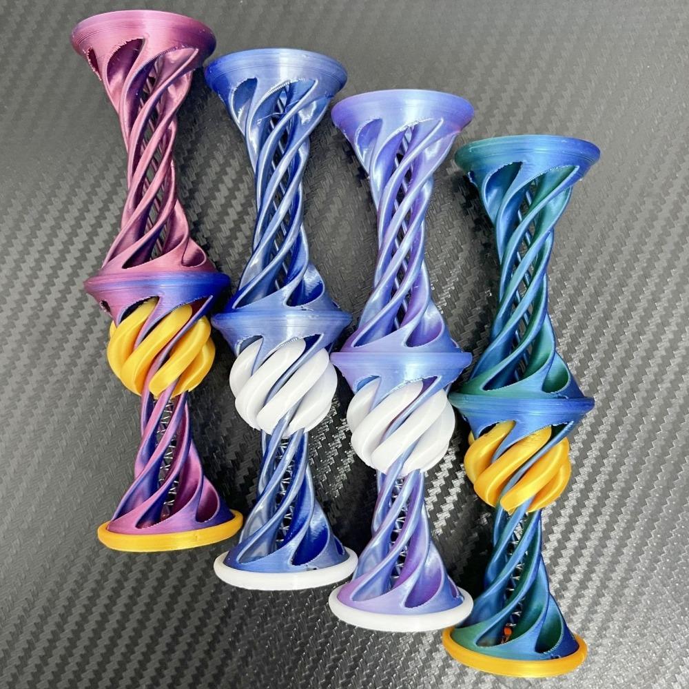3D Printing Fidget Toy Double Layered Spiral Tree Diversified Adult and Child Stress Relief Roller Fingertip Stress Relief