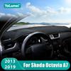For Skoda Octavia 3 A7 MK3 5E 2013 2014 2015 2016 2017 2018  Car Dashboard Mat Sun Shade Non-slip Cover Accessories