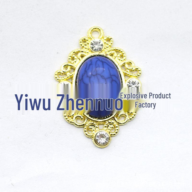 Okrągłe klipsy z metalu i akrylu z cyrkoniami 16 mm z płaskim tyłem do biżuterii, odzieży i ozdób DIY