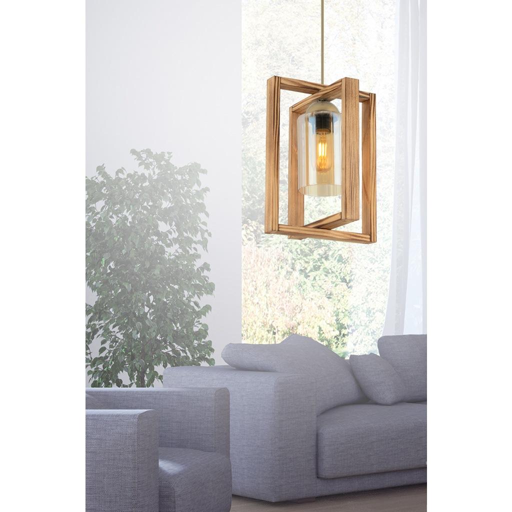 

Римская деревянная подвесная люстра