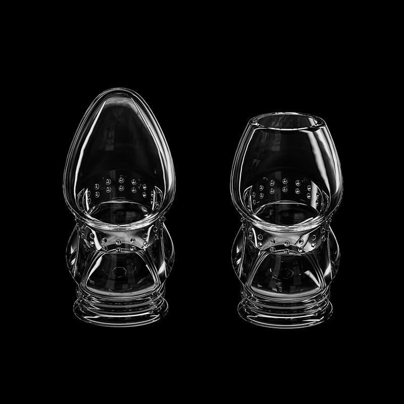 Gland transparent Cock Ring Mărirea penisului Inele preputului Întârzierea ejacularei Inele reutilizabile pentru penis Extender Jucării sexuale pentru bărbați