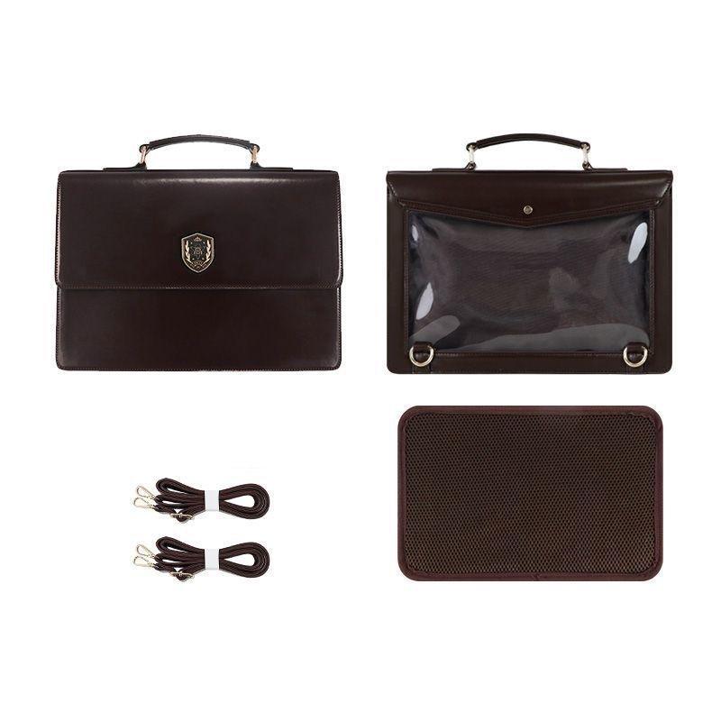 

Cerebral pain original pain bag Japanese jk uniform bag oblique cross dk school for shoulder two-dimensional element коричневый