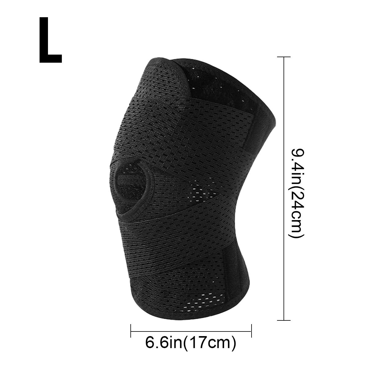 

Adjustable Velcro knee brace for sports- jump rope- running, tennis, anti-slip, and pressure-enhancing.