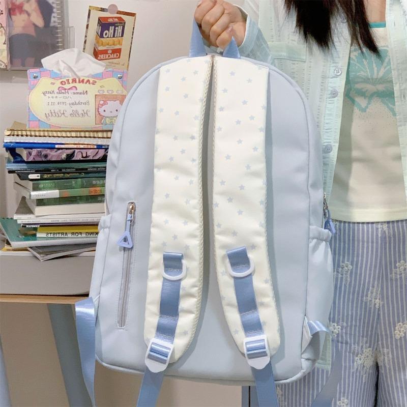 The New Schoolbag Is High-value, Fresh and Sweet, Candy-colored Backpack, Lightweight and Large-capacity Backpack for Junior High School Students.