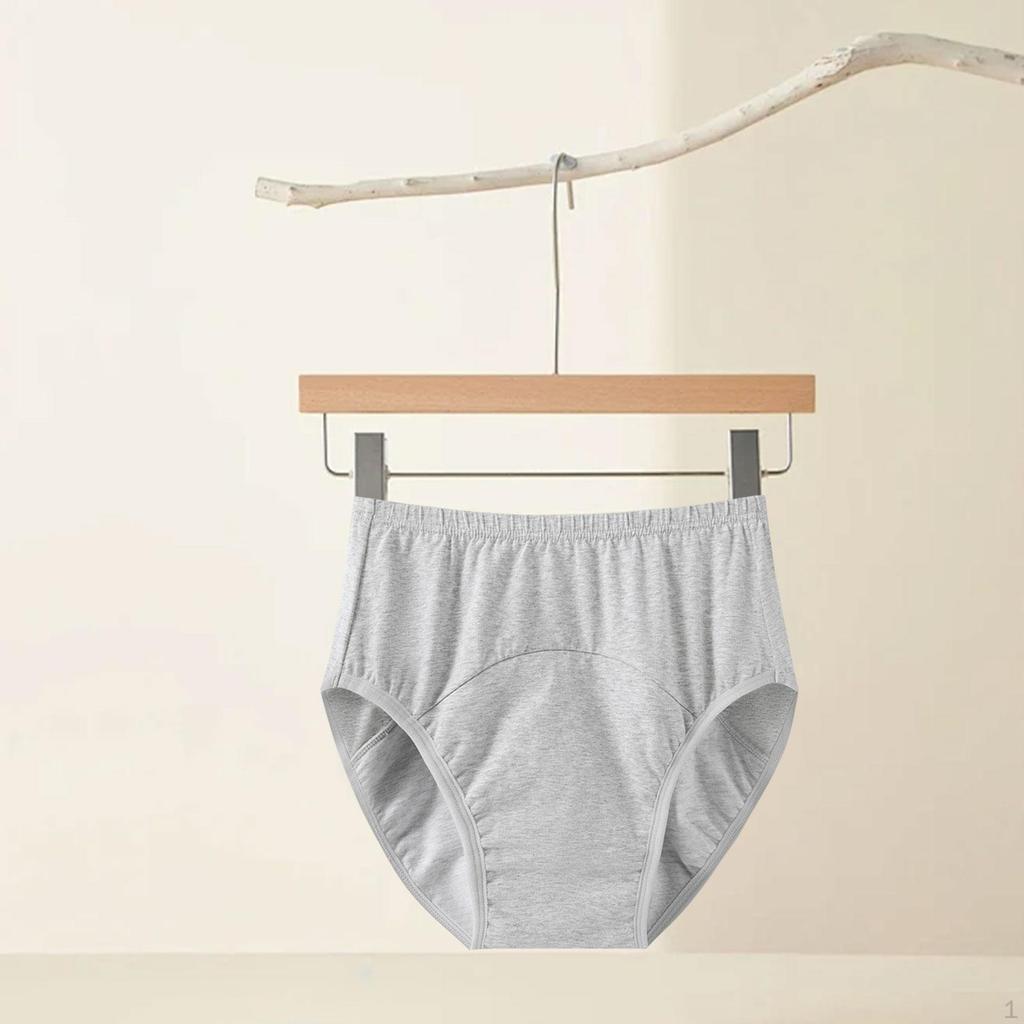 Adult Cloth Diaper Breathable Incontinence Underwear Elastic Waist Leakproof Underpants for Women