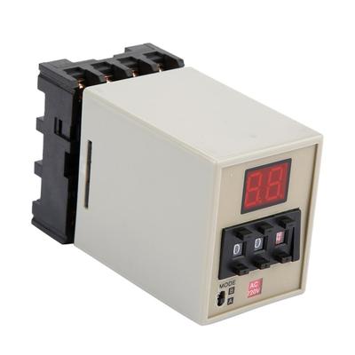 CH3-AB Digital Delay Timer Relay 0.01S-99H AC220V AC/DC 24V Delay Timer Relay Dual Mode Operation AH3-DM Industrial Control