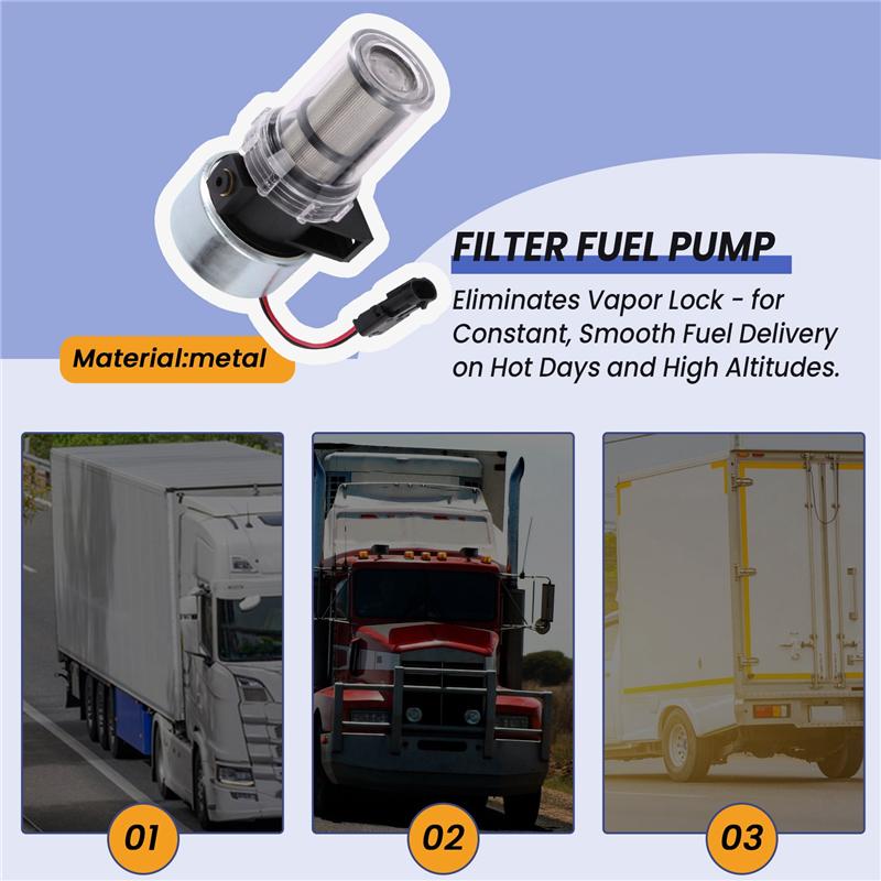 Precise Filter Fuel Pump For Thermo King MD/KD/RD/TS/URD/XDS/TD/LND Replace Carrier Fuel Pump 30-01108-03 300110803 417059 30-01
