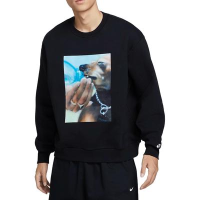 Nike Sb Crew Neck Pullover Comfortable Fashion Sweatshirt Unisex Sweatshirt Black HQ3038-010