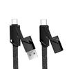 4 In 1 Usb C Data Cable Pd27w Super Quick Charger Usb Cable 65w Nylon Braided Type C Cable