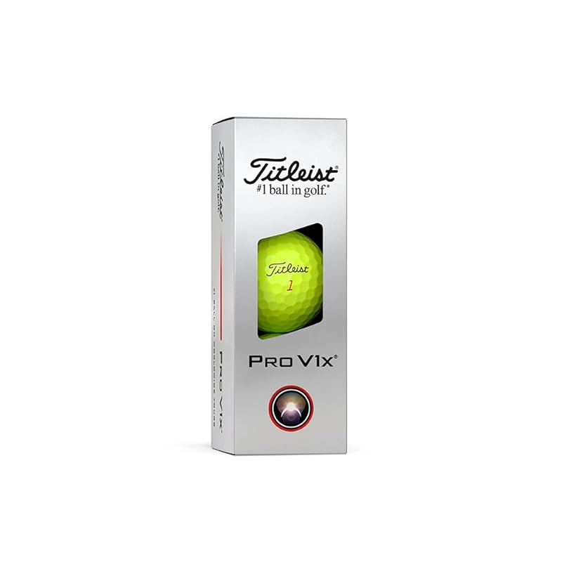 

2025 TITLEIST PROV1x Pro V1x Yellow (Contains 3 sleeves)