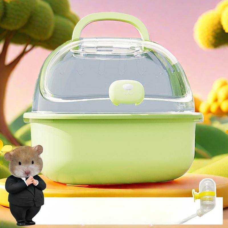 

Hamster Cage, Portable Cage, Portable Cage, Golden Bear Hamster Cage, Transparent Skylight, Pet Supplies флуоресцентный зеленый