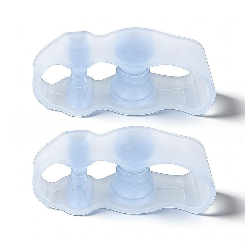 1PAIR Thumb Valgus Toe Brace Silicone Toe Splitter Big Toe Splitter Wearable Shoe Toe Splitter