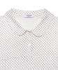 MOYORA Dot Frill Long Sleeve Shirt Blouse [White]