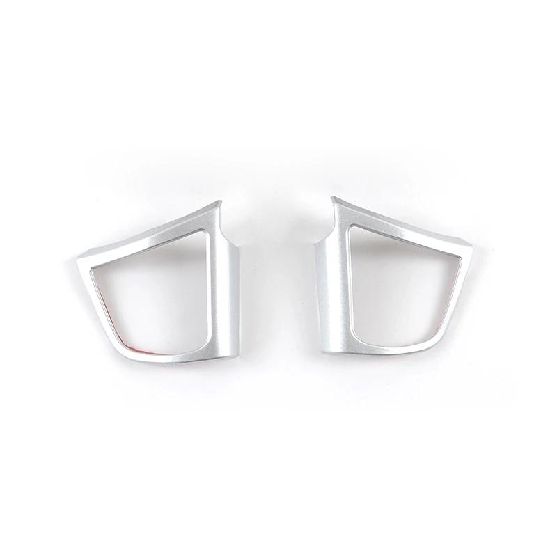 Car Styling Steering Wheel Button Frame Decorative Cover Trim For BMW 5 7 Series F10 F18 F01 F02 Automotive Interior