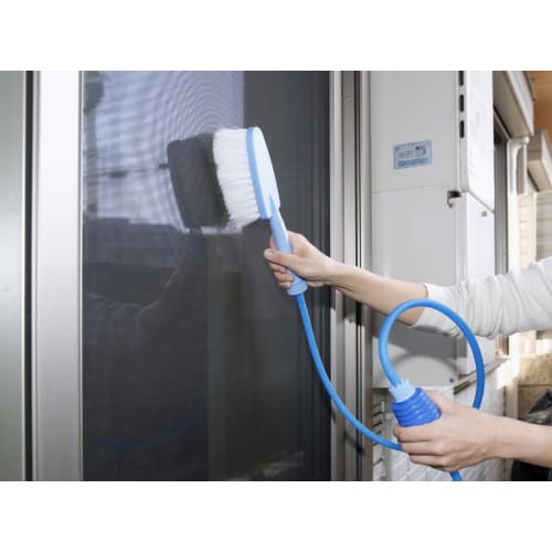 Easy-to-use Cleaning Brush III for Anywhere, Cleaning Supplies, Hose, Bucket, Window Cleaning, Screen Cleaning, Gutter Cleaning, Garden Cleaning, Balc