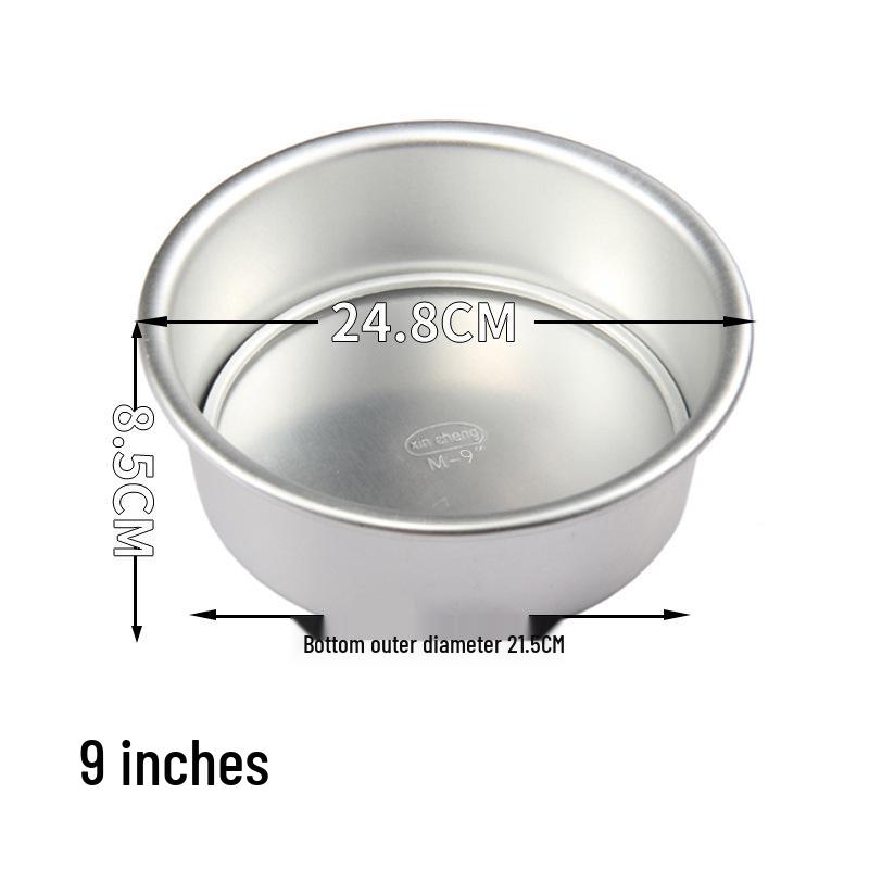 Aluminum Alloy Chiffon Cake Mold Set with Removable Bottom