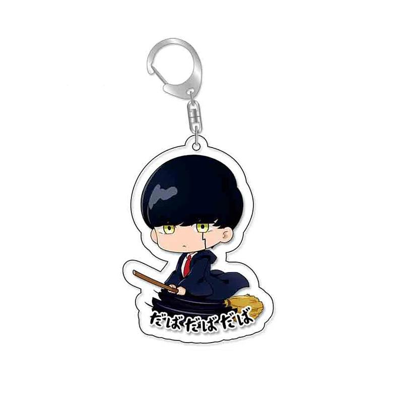 Chaveiro de Anime Mashle Magia e Músculos Mash Burnedead Chaveiro de Desenho Animado Acessórios para Bolsa