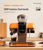 Italian Fully Automatic Coffee Machine with 19-Bar Pressure, Smart Operation, Cold/Hot Milk Frother for Home.