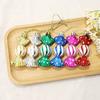 6Pcs Multicolor Christmas Tree Ornaments Xmas Candy Ball Creative Xmas Tree Hanging Decorations Decorative Cute