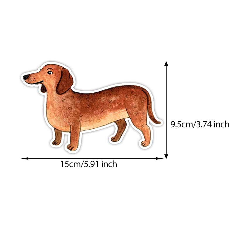 

Basset Hound Car Stickers Waterproof Vinyl Decals Auto Body Window Bumper Decor Motorcycle Helmet Stickers TM206 A-15cm Longest Side