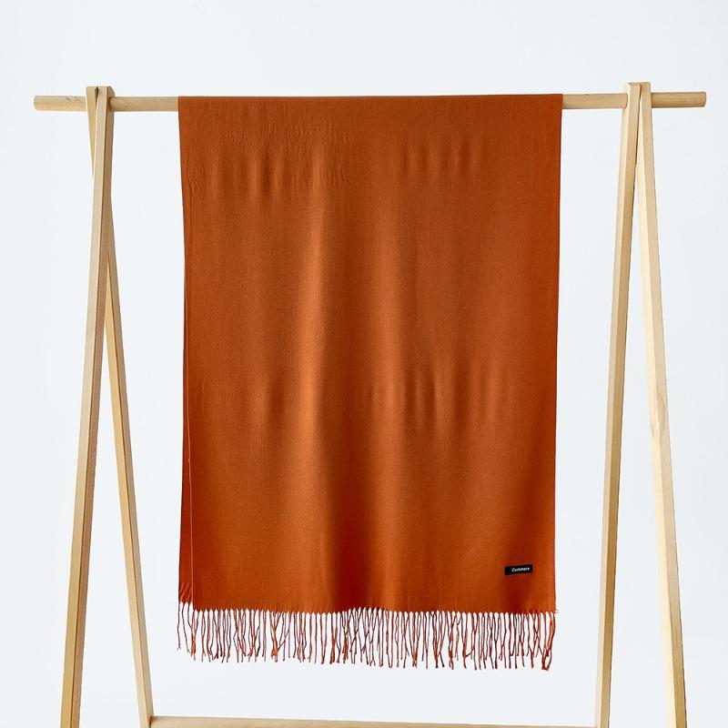 Autumn and winter new monochrome scarf cashmere scarf men and women couples scarf versatile shawl