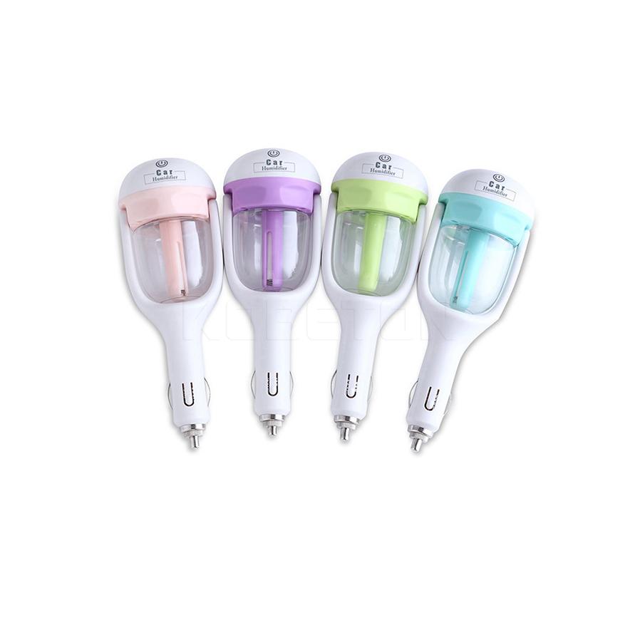 Umidificator de aer cu abur pentru mașină Difuzor de arome 50ML Mini purificator de aer Aromaterapie Difuzor de uleiuri esențiale Producător de ceață Pulverizator pentru mașină 12V DC