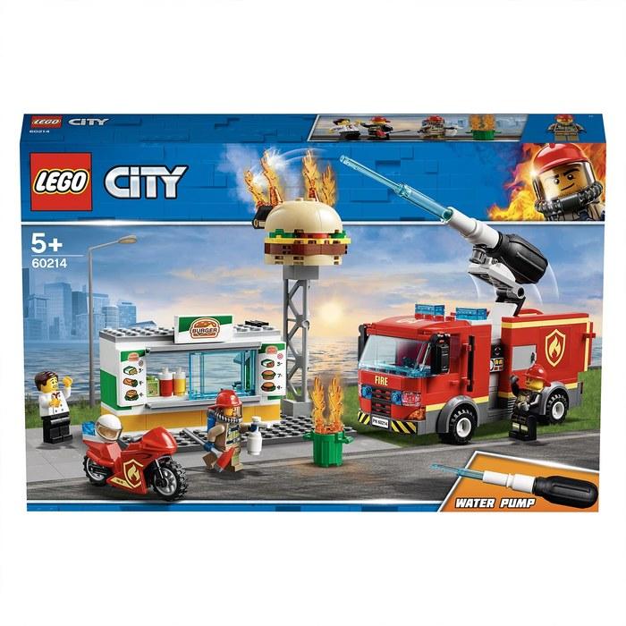 LEGO City Hamburger Shop Fire 60214 Building Toy