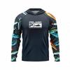 Abbigliamento da Pesca Oceanica Protezione Solare Manica Lunga Protezione UV con Cappuccio UPF50+